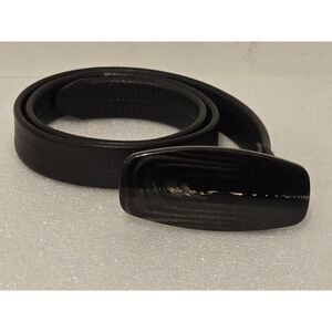 Brave Made In Canada Belt Size 28 Black Marble Style Buckle